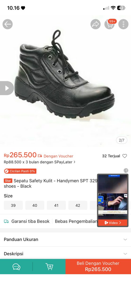 coromyci's tweet photo. preloved safety shoes no 39 model seperti yg di gambar, baru dipake 1 kali alasan dijual karena salah ukuran, 200k ajh freong dr ak https://t.co/RwjvDemoUd