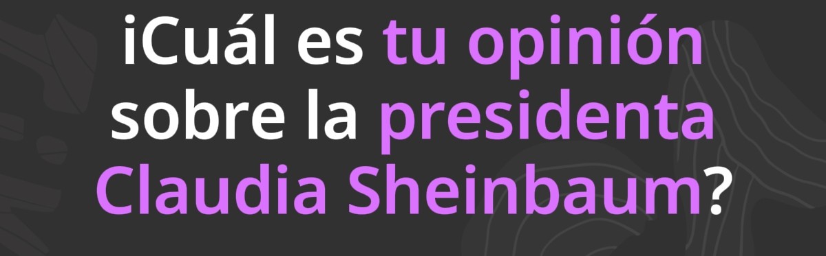 Vamos con una encuestita. 🥳

Cual es tu opinión sobre claudia sheinbaum? 🤷🏼‍♀️

NEGATIVA - 🔁

POSITIVA - ♥️

         VOTEN 👇🙋🏼‍♀️
