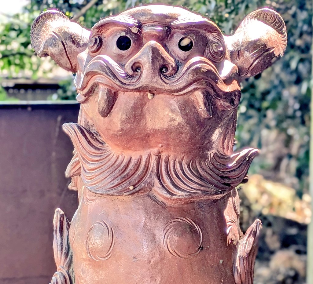 備前 日生の備前焼狛犬 #備前焼 #狛犬 #備前焼狛犬