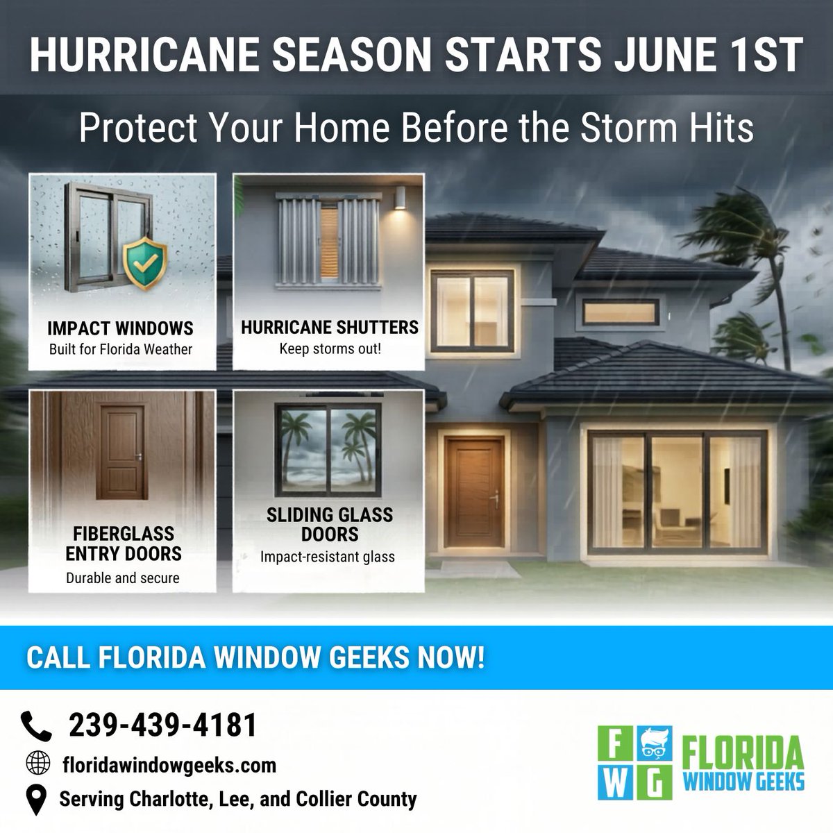 fl_windowgeeks's tweet photo. Protect your home with impact windows, hurricane shutters, fiberglass entry doors, and sliding glass doors built for Florida weather.

https://t.co/NWXl9uGpWi https://t.co/nDP5JZrZpS