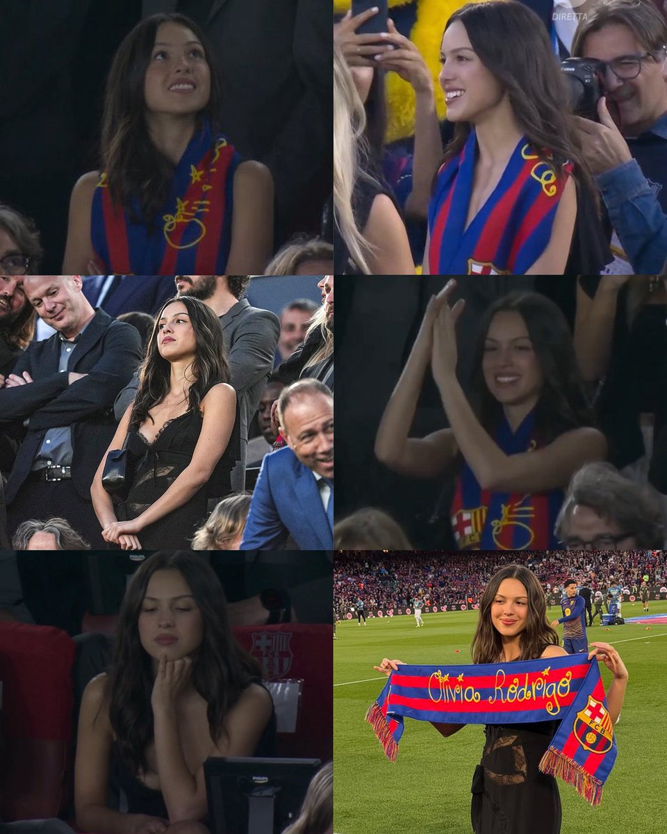 🌟 | Appreciation post for Olivia Rodrigo, who wasn’t there just for business, but supported the club with genuine passion like a true fan. 💙♥️

She went beyond what was expected, even asking to meet the Barça Femení team and fully embracing the Barça spirit throughout the