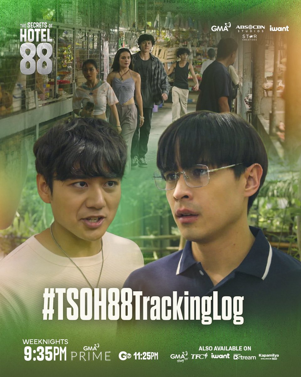 gmanetwork's tweet photo. Leon is on the move to stop Andy at all costs!
Official hashtag: #TSOH88TrackingLog
#TheSecretsOfHotel88 | 9:35 PM on GMA | 11:25 PM on GTV
Also available on Kapuso Stream, GMA Pinoy TV, TFC, and iWant. https://t.co/W72Lwrg05M