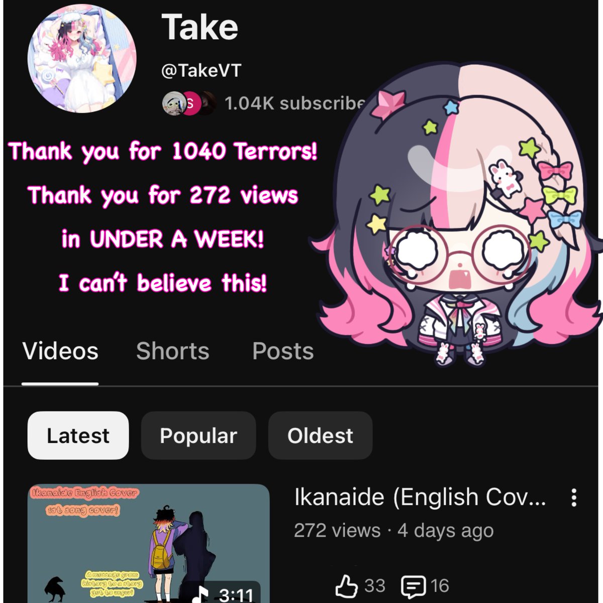 TakeVT🔪🌈 VTUBER🔪🌈 tweet media