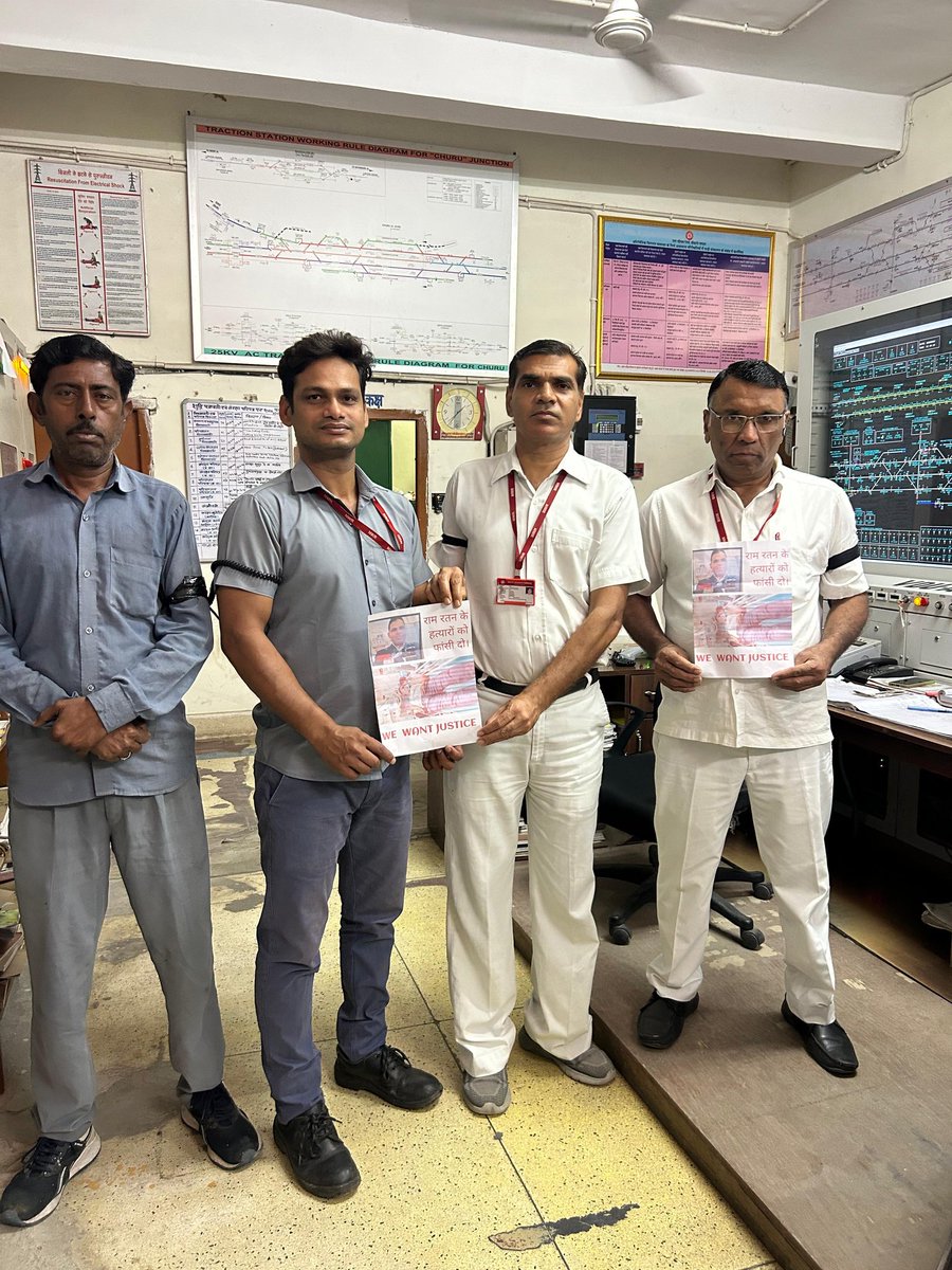 95198077adbf475's tweet photo. न्याय हमारा हक है और हम इसे लेके रहेंगे। हम एक थे एक है और एक रहेंगे।
We want justice, we demand CBI enquiry
@AshwiniVaishnaw @RailMinIndia @NWRailways 
#JusticeForStationMaster
#JusticeForRailwayMan https://t.co/uAgRb0F5lq
