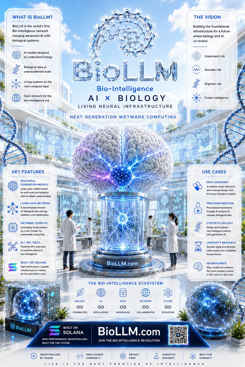 darovikh's tweet photo. @thrluv 🧬 BioLLM 🧠🤖🧬🧫 BioLLM 🧬
The future of AI might actually be alive.
https://t.co/ZwjyP1molv  #BioLLM  @BioLLM_
@BioLLM $SOL @solana #BioLLM #Web3 @Pumpfun $PUMP $BioLLM https://t.co/5OrNT40wrs