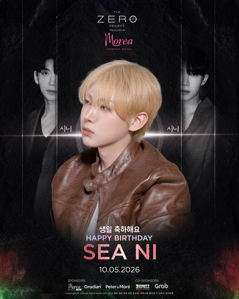 THE_ZEROPROJECT's tweet photo. HAPPY BIRTHDAY SEA NI 🎂💫10.05.2026 💫🎂

THANK YOU FOR BEING A BIG PART OF OUR NEW ERA CAMPOP INDUSTRY! WISH YOU ALL THE BEST ❤️

#SEANI #THEZEROPROJECT https://t.co/CCL3FJiJlP