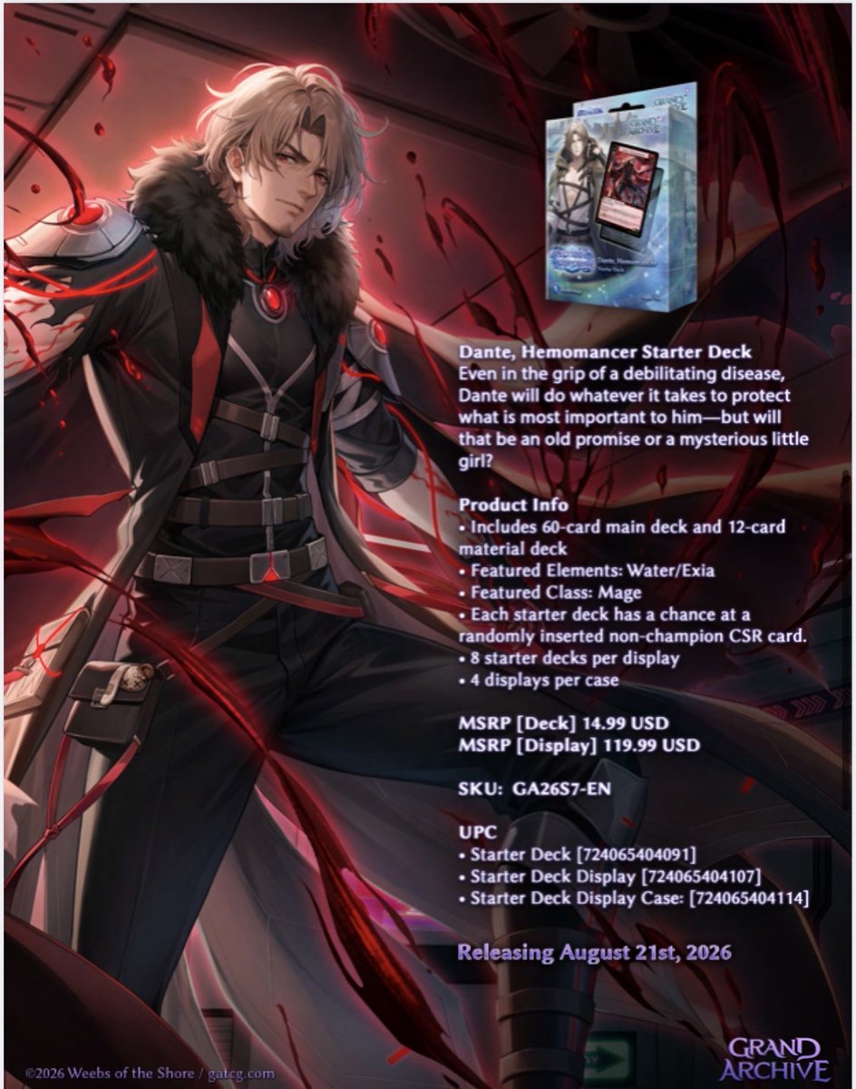 Dexter Lim | Grand Archive 🇸🇬 (@Replagas_89) / Posts / X