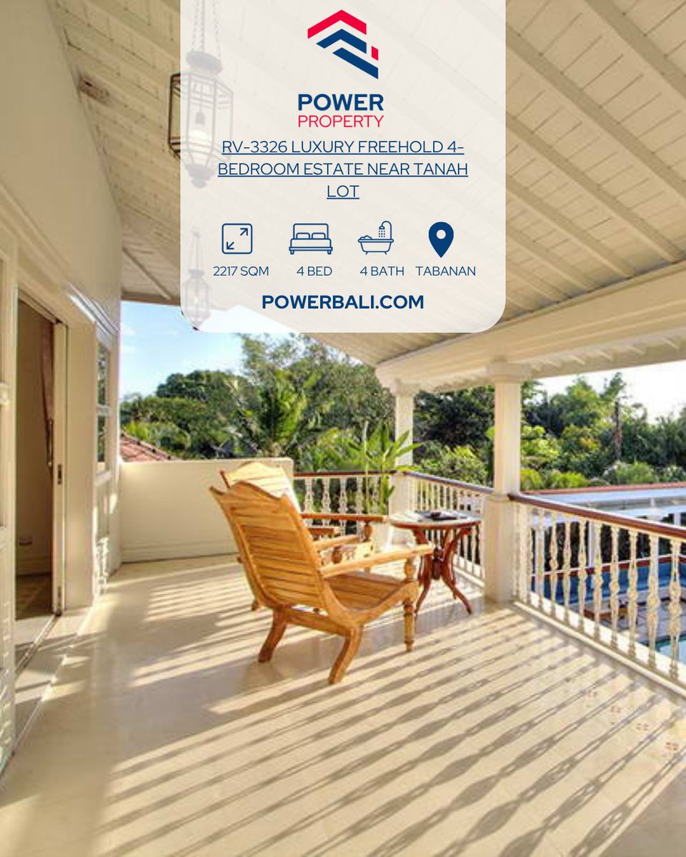 xpbali's tweet photo. RV-3326 Luxury Freehold 4-Bedroom Estate Near Tanah Lot

#baliVillaSales #BaliRealty #balihomes #BaliLuxuryVilla #balirealtor #Bali #villaforsale #PropertyAgent #Powerproperty

https://t.co/CGIcFlEZgC https://t.co/xckKeWP365