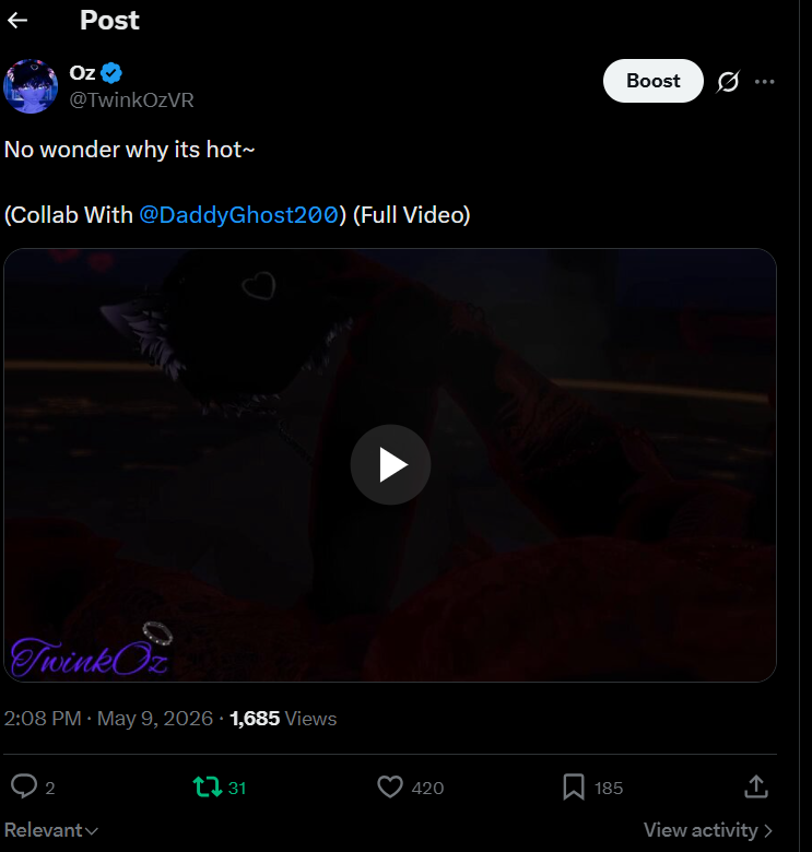 Oz (@TwinkOzVR) / Posts / X