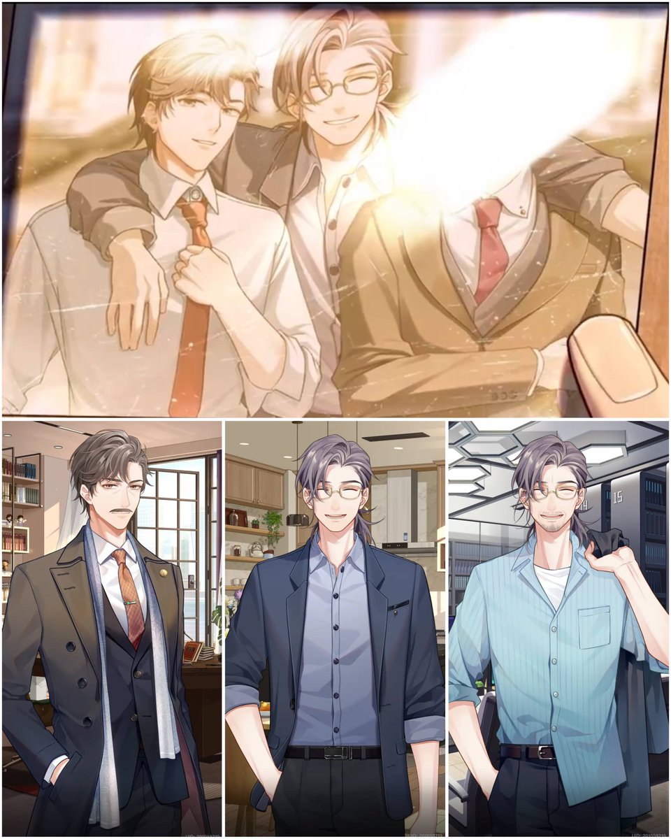 hisfemhusband's tweet photo. So this here is Bryan, Neil, and a mystery person when they were younger. Finally we get to see Bryan without his mustache so then maybe we'll see his younger sprite too in the future? 👀 https://t.co/tstHvyIb6d