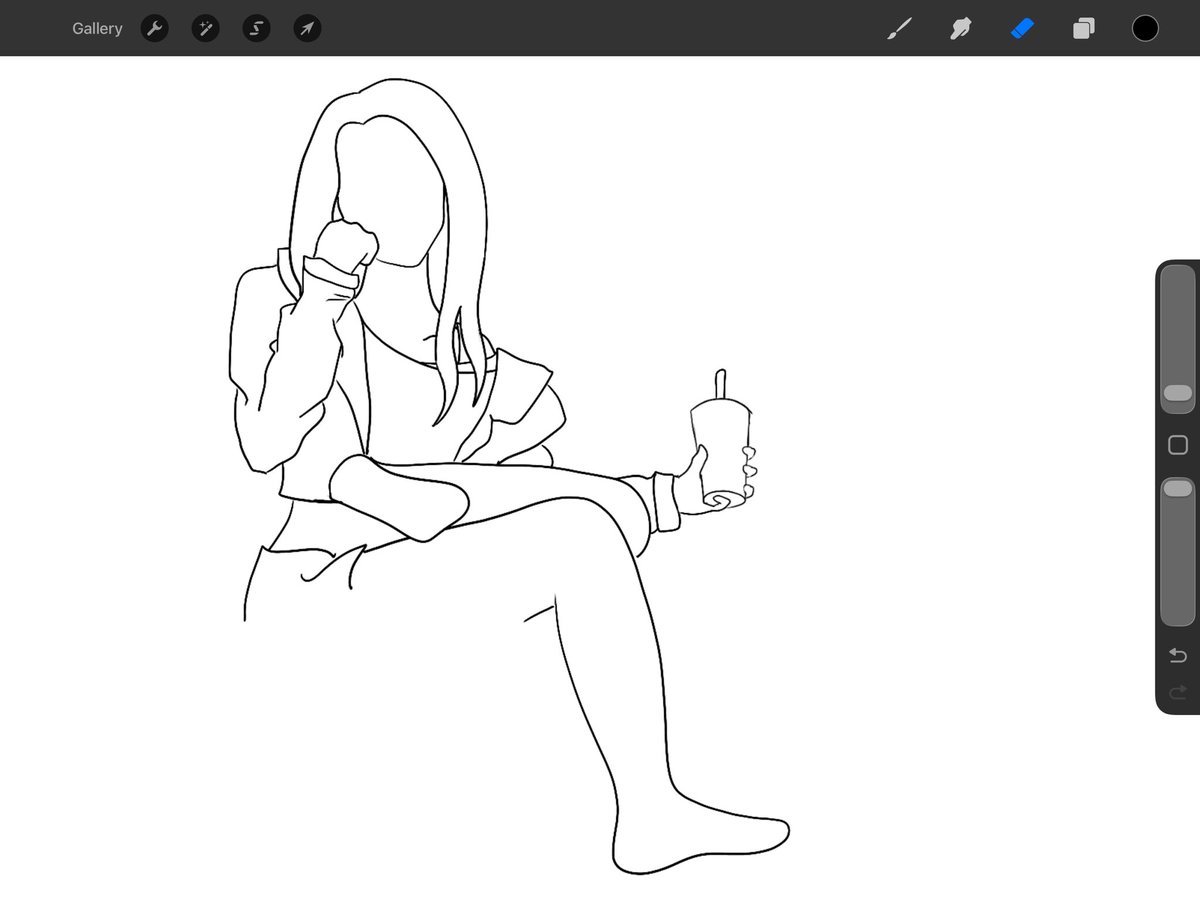 stralelvan's tweet photo. Picked up drawing again! Got the lineart for the chair and SW down ! (I like how my AE chair turned out 🙂‍↕️) https://t.co/IEcFdQl9jK