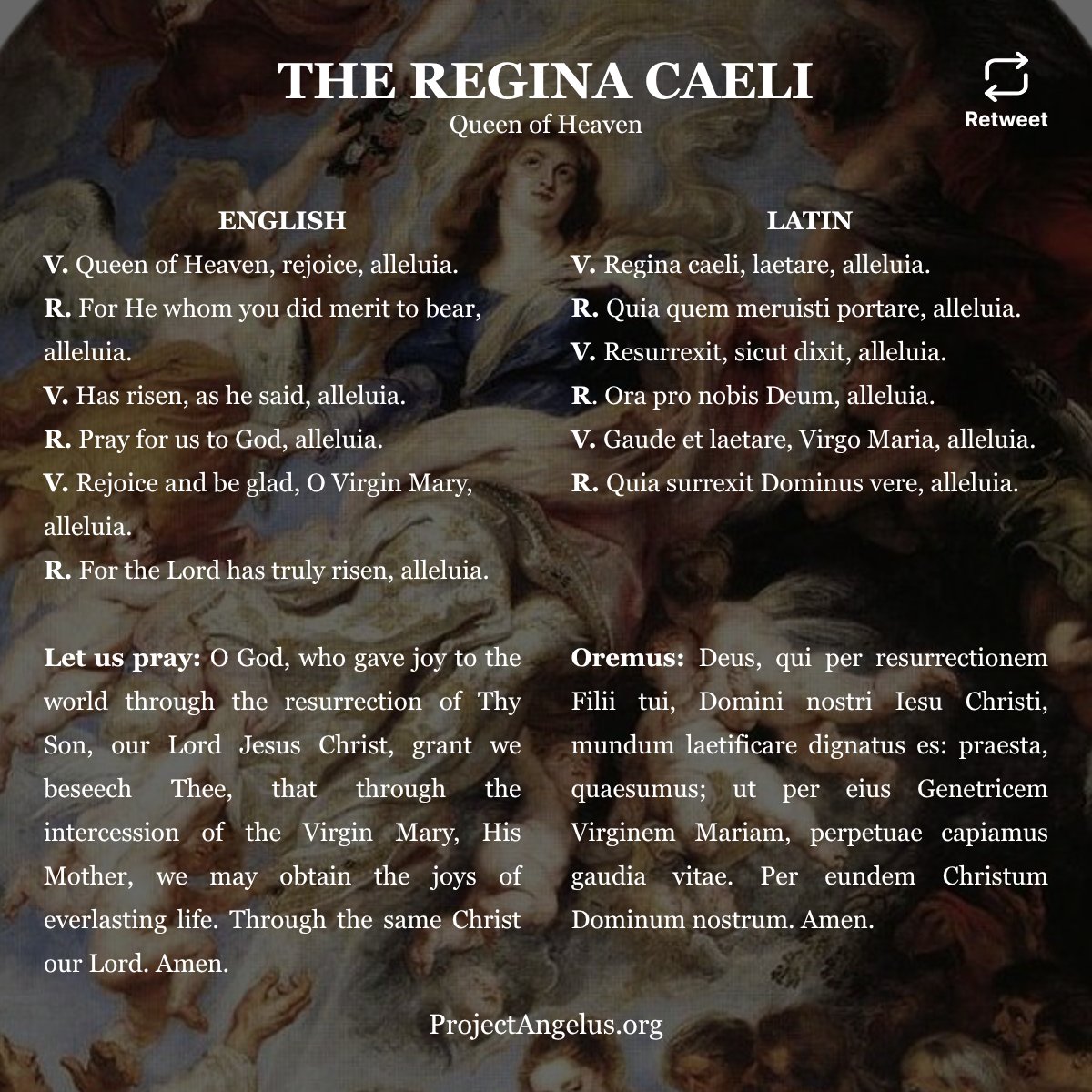 The Angelus Bell tweet media