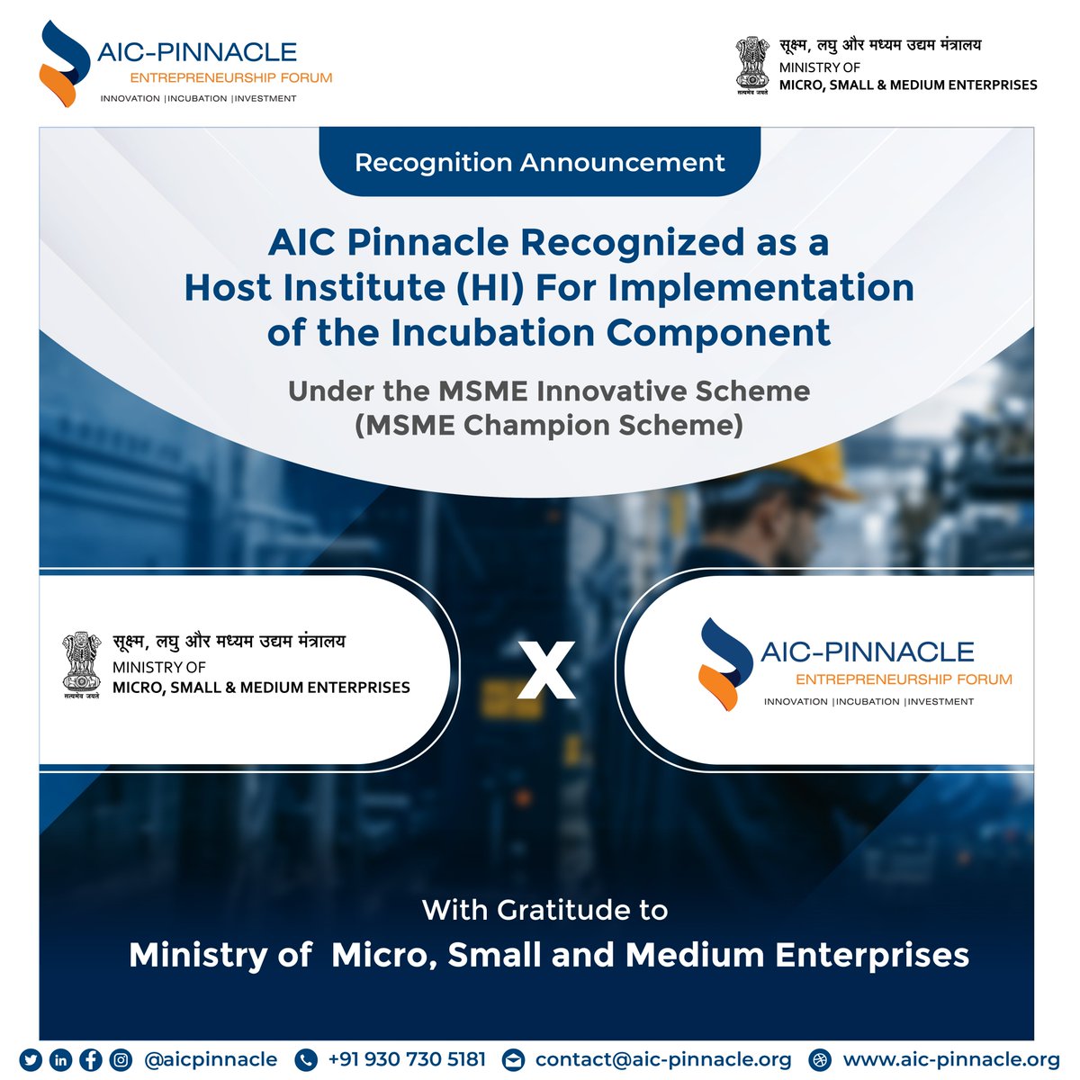 AIC - Pinnacle Entrepreneurship Forum tweet media