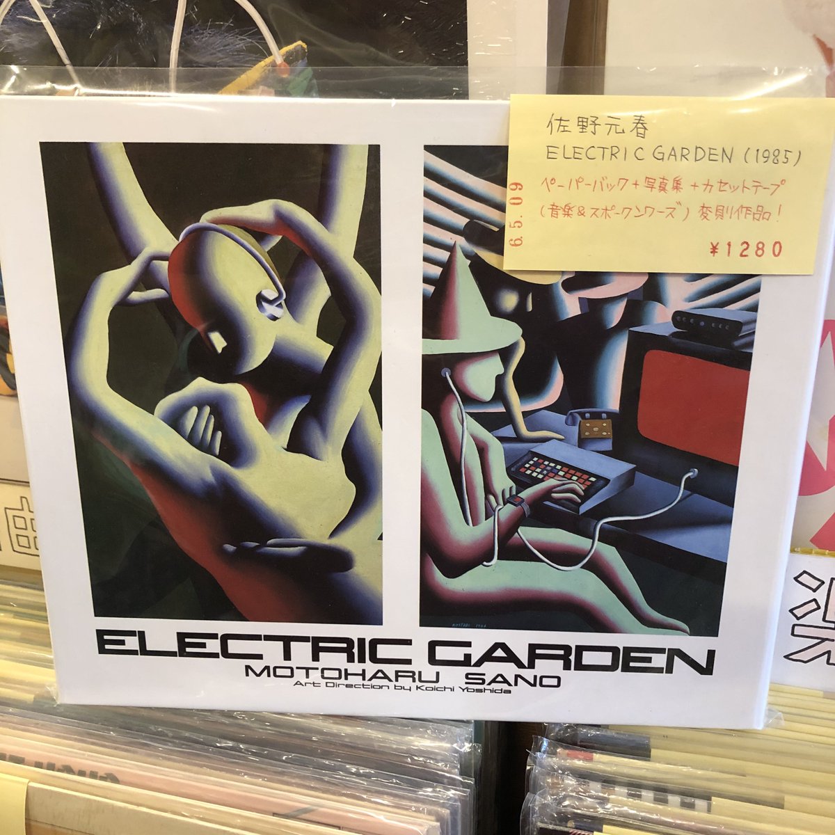 佐野元春 レコードセット・LP13・EP4 Coriandre 入荷しました！ 佐野元春 ELECTRIC GARDENN (BOOK+CASSETTE