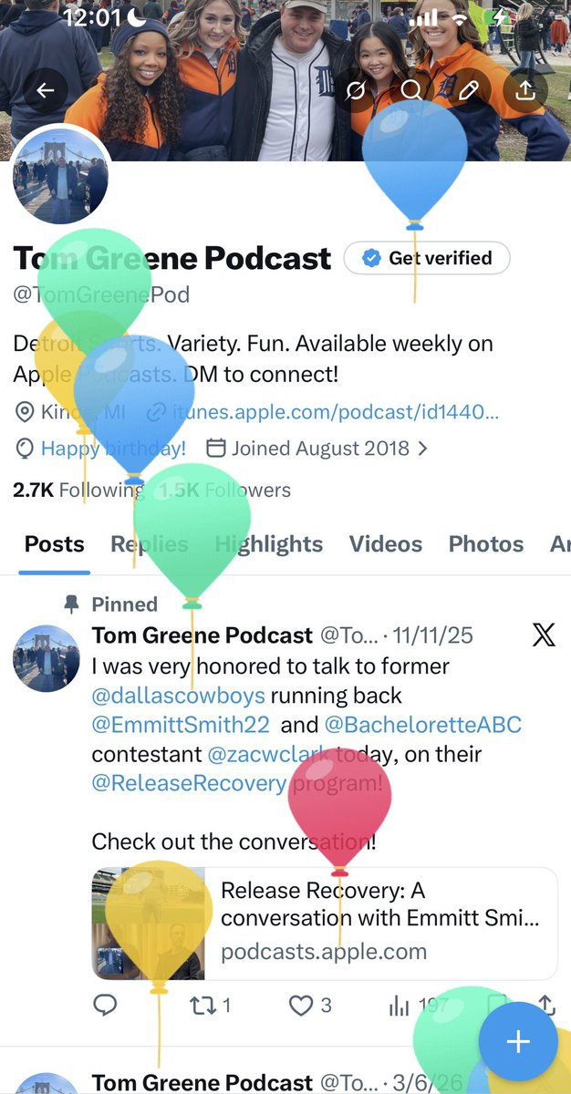 TomGreenePod's tweet photo. The annual tradition! https://t.co/Xg4RCF5zSN