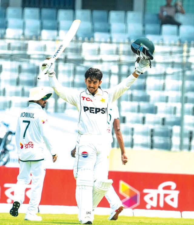 The_Nation's tweet photo. Azan’s debut ton in vain as Miraz puts Bangladesh ahead in first Test
https://t.co/GBhbROWuuV
#PAK_VS_BAN #testseries #debut #ahead https://t.co/hR5eC0mgwI