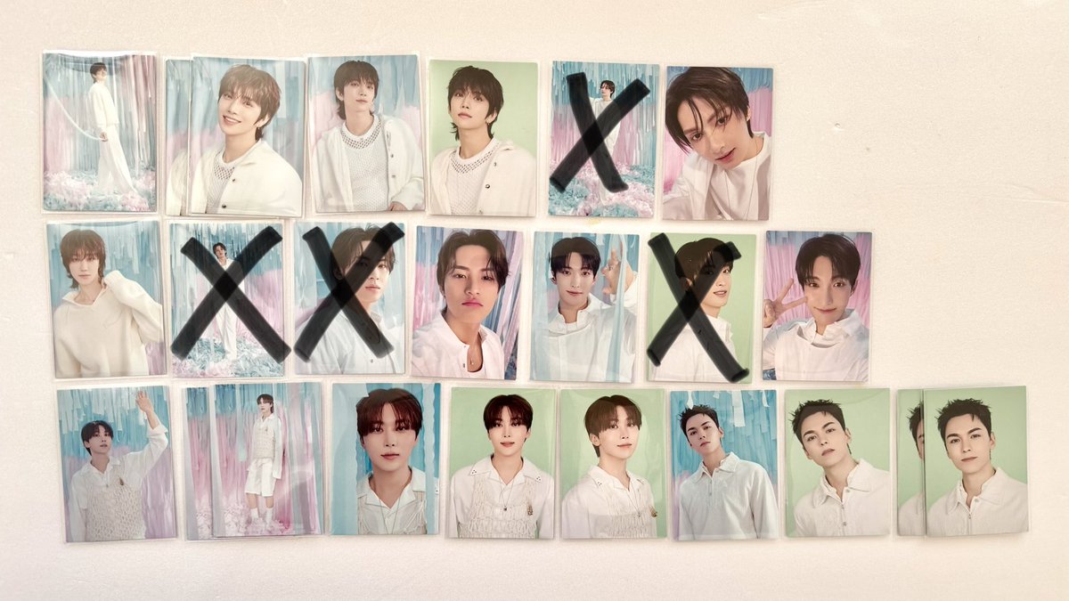 thn1917's tweet photo. SEVENTEEN セブチ 2026 JAPAN FANMEETING YAKUSOKU 日本 ファンミ トレカ インスタントフォト チェキ 交換

譲：ジョシュア ジュン THE8 ミンギュ ドギョム DK スングァン バーノン ディノ
求：🍒優先,🦖 ※セルカ⇔��ルカ

東京14日、大阪両日会場手渡し、郵送対応可能◎お気軽にお声がけください😌💎 https://t.co/mDDFSjuNpT