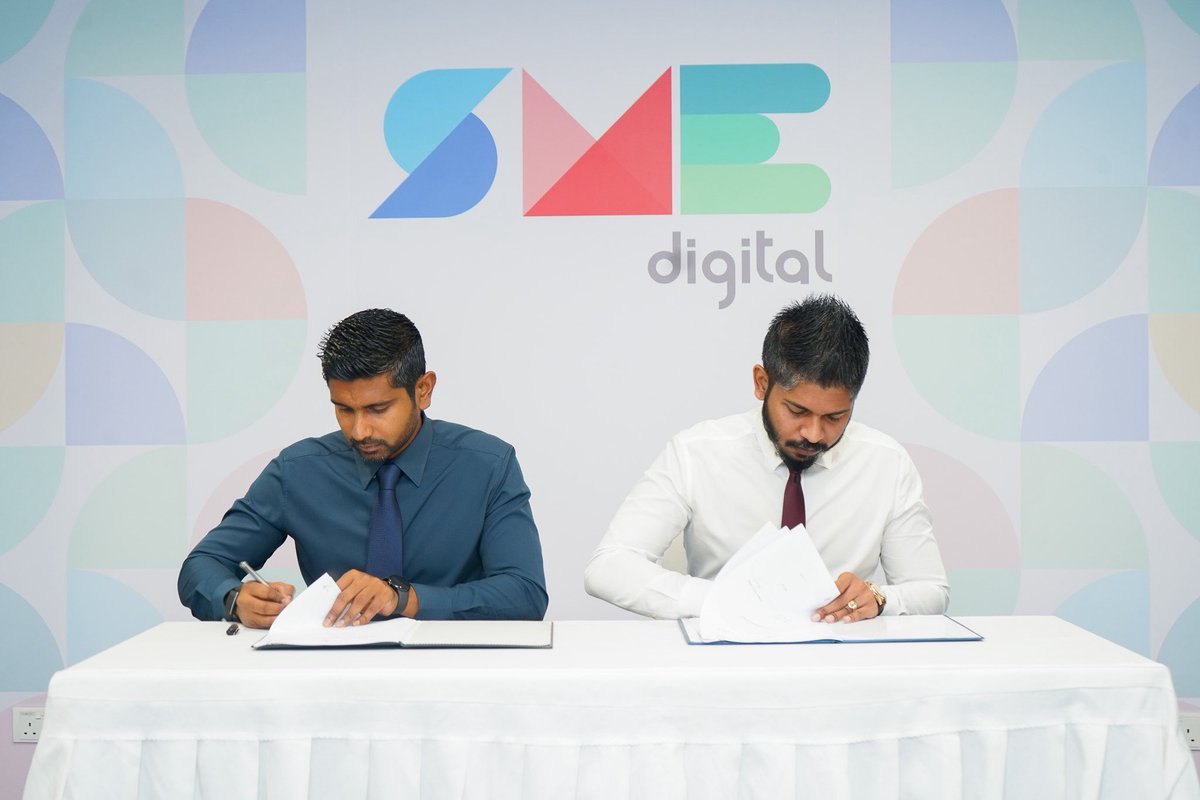dnrmaldives's tweet photo. We signed an MoU with SME Digital to facilitate KYC verification through secure API integration. This partnership will help simplify customer information update processes. https://t.co/5U09R2YnIl