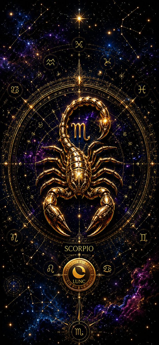 B1992Crypto's tweet photo. For those who believe in fate and the stars, the Scorpio zodiac sign is nearing its astrological cycle. Wishing everyone good luck! #lunc $lunc https://t.co/o6UIuuxFpH