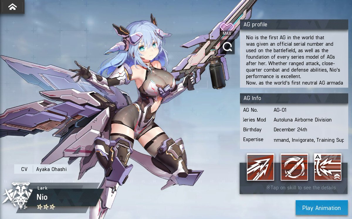 Theicecube1997's tweet photo. @arterygear_jp My top 5 predictions
#1: Nio, Iconic face of the game.  Shes most likely to get one.
#2 Katie + Meko, Were really popular 3 stars, had some cute skins.
#3: Ginga, Popular starter 5 star, got many of us started.
#4: Milvus, Best Tsundere Harpyia waifu.
#5: Nina, Just because. https://t.co/mGQmIJHOCb