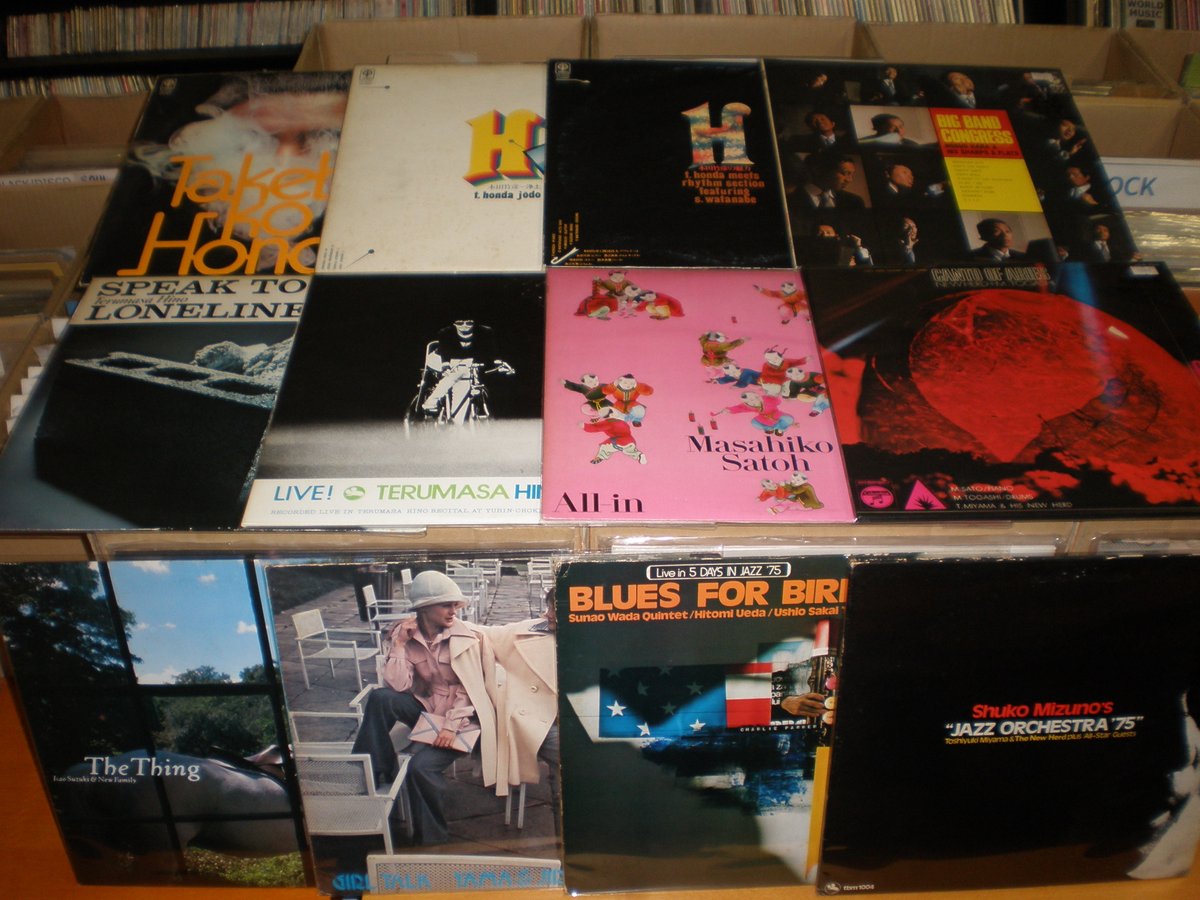 LP レコード 色々ヒット曲12枚セット 新入荷LP！TBMほか和JAZZの中古LPレコード12枚を店頭に出しました