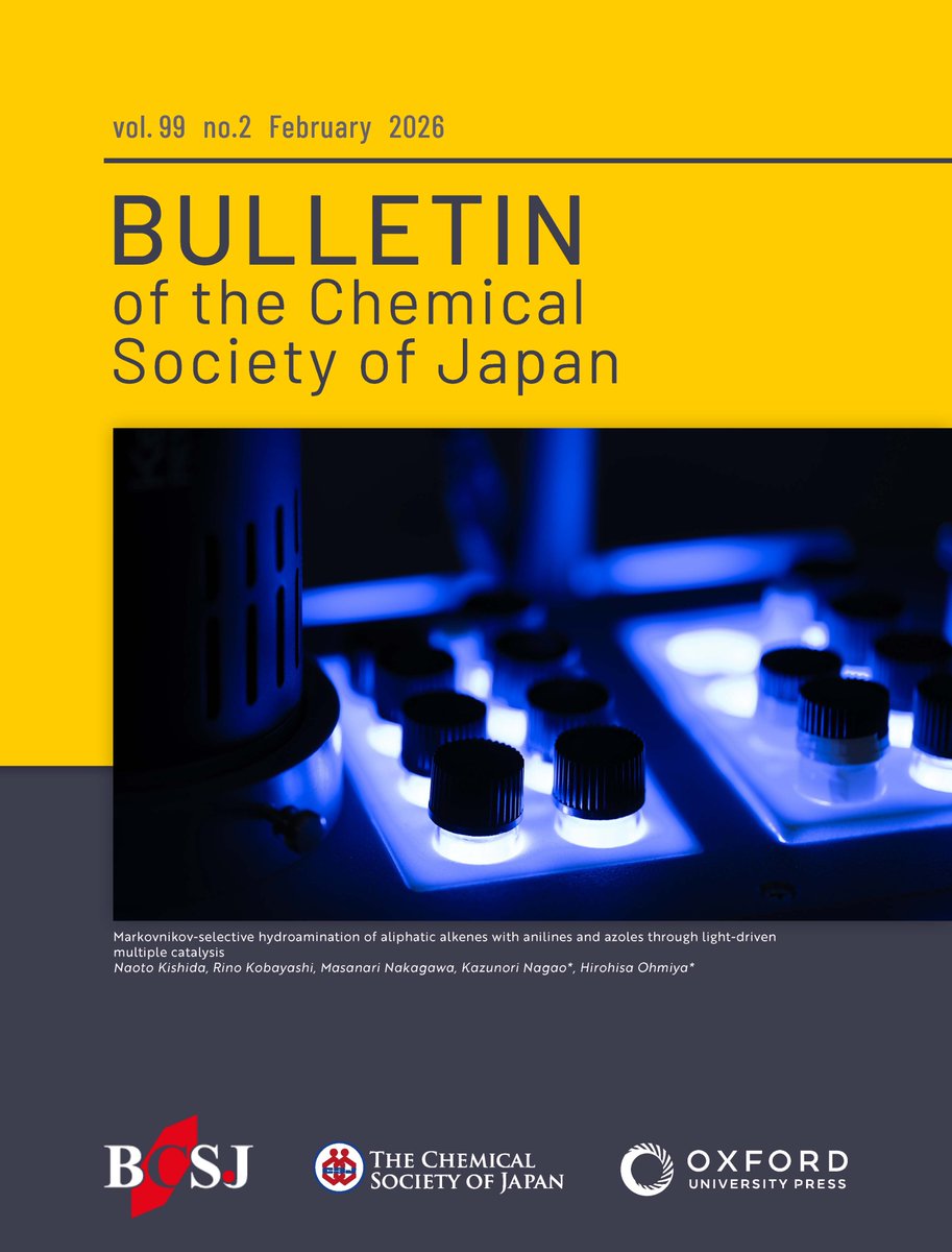 日本化学会(BCSJ/ChemLett) tweet media