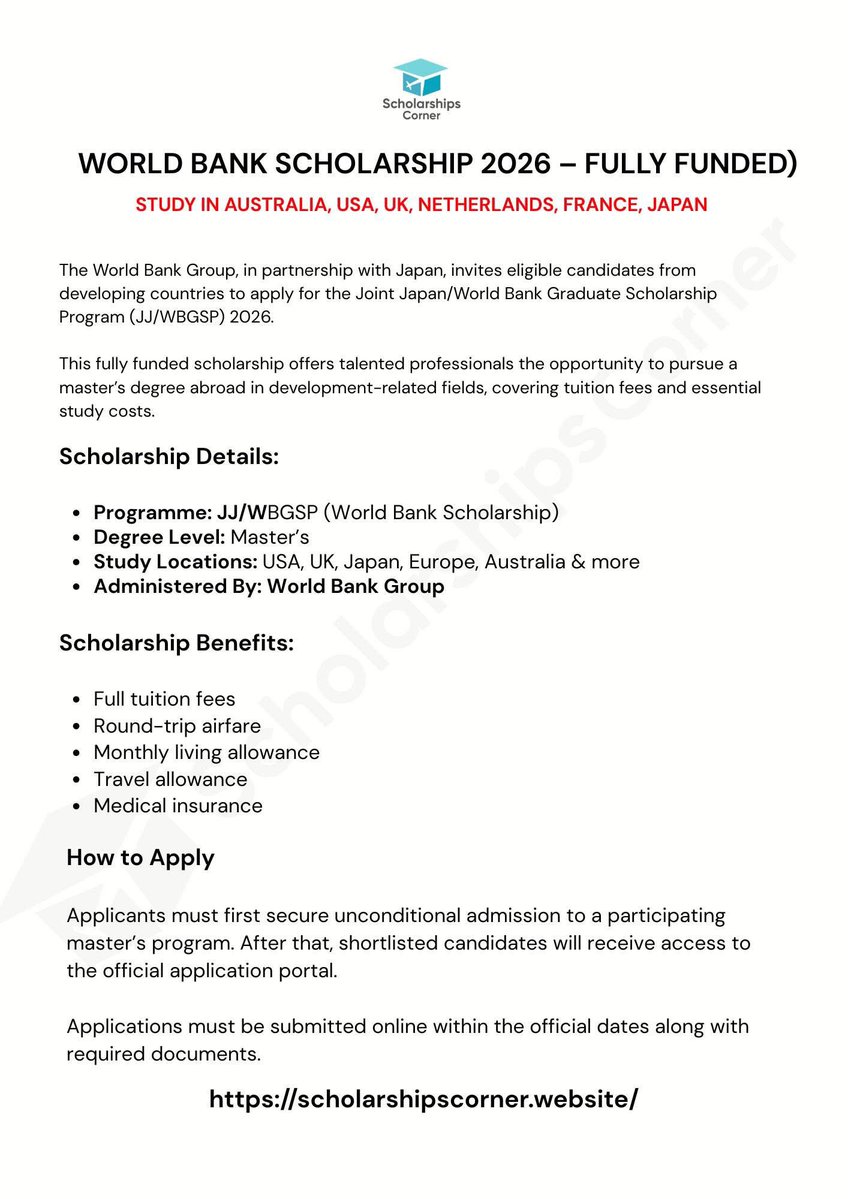 Scholarships Corner tweet media