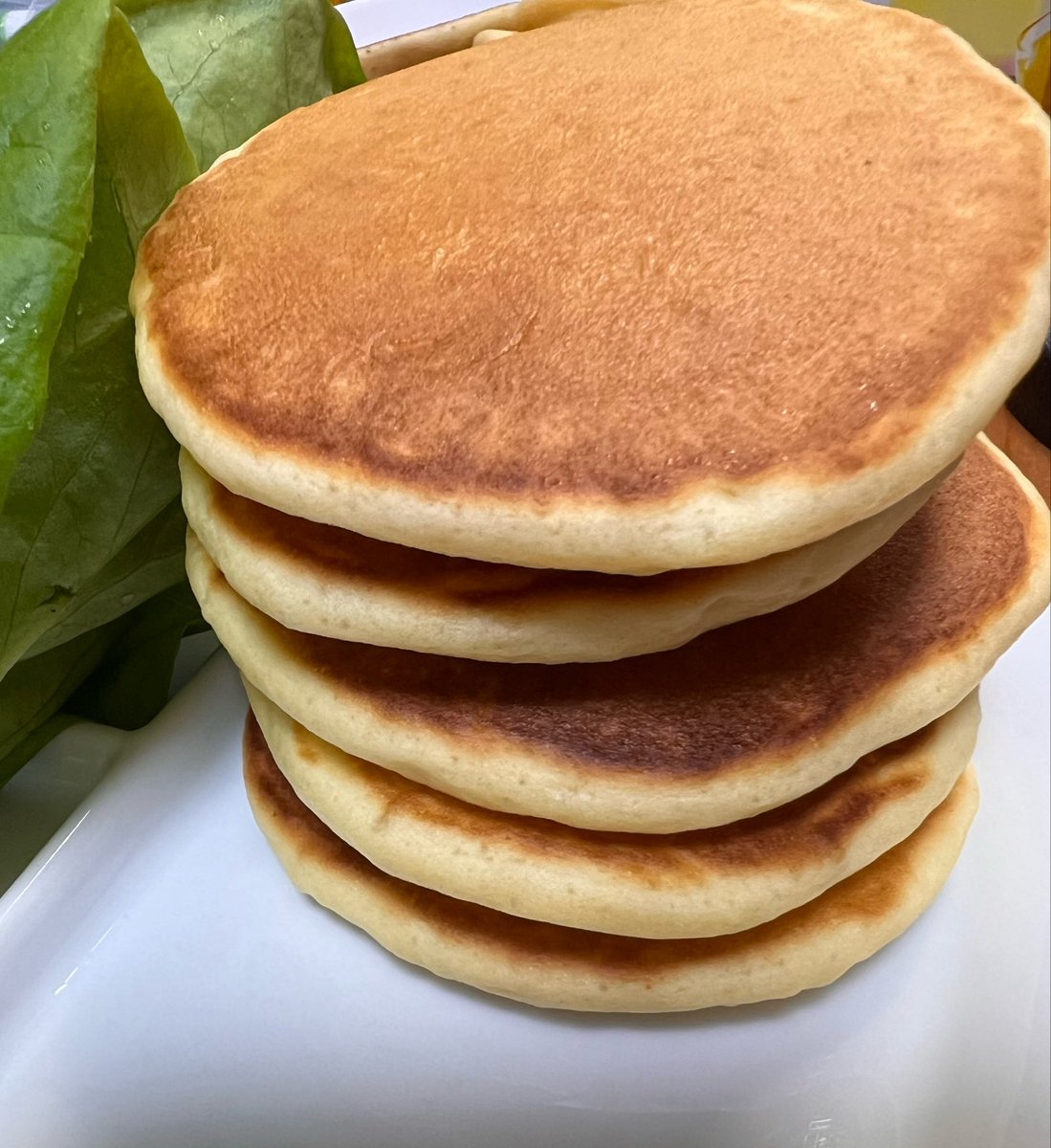 パンケーキ⭐︎ こちらランチのパンケーキ🥞です。ミニサイズにして詰むのが好き