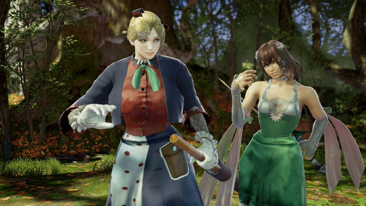 ExCommodoreZeno's tweet photo. Densetsu.exe in Soul Calibur 6 with Mint Fantome, Phoebe Chan, and Victoria Roman~
The legends will never die~
#densetsuexe #Fantography #FeebeeFanart #InkyVicky #SoulCaliburVI #CreateASoul https://t.co/bmzAbkhATM