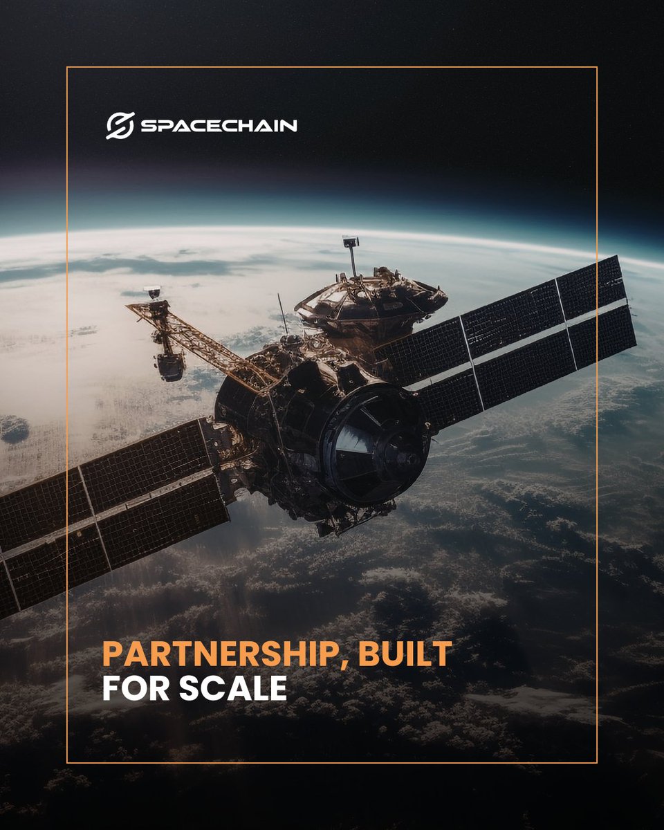 SpaceChain's tweet photo. Collaboration drives progress.

SpaceChain and SpaceBelt KSA are working together to advance secure, satellite-enabled communication systems, demonstrating how strategic partnerships accelerate innovation in space infrastructure.

This proof of concept reflects a shared commitment to building resilient, trusted space-based solutions.

👉 Learn more at https://t.co/K4iq7bMCDd
#spacechain #spacebeltksa #spacecollaboration #missioninorbit #ksa1