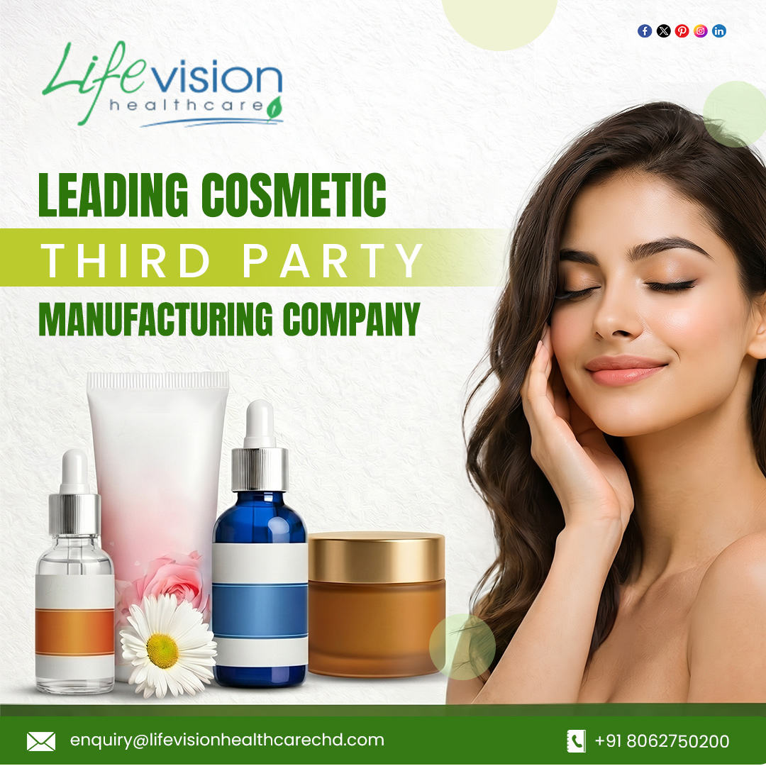 LifevisionI's tweet photo. Beauty begins with quality manufacturing.
Choose Lifevision India — a leading partner in cosmetic third-party manufacturing trusted for innovation, quality, and excellence.
#LifevisionIndia #CosmeticManufacturing #ThirdPartyManufacturing #CosmeticBrand #BeautyIndustry #Skincare https://t.co/DTUfNLxWUL