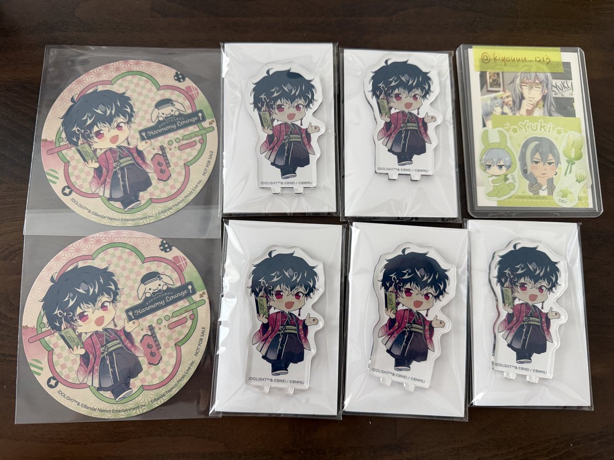 交換】アイナナ りばぁれ茶屋 アクスタ コースター Re:vale アニメイト