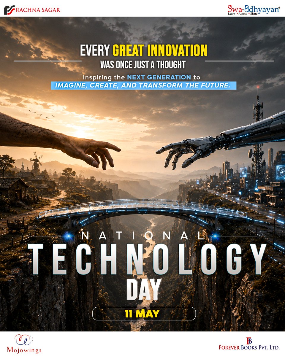 rachnasagargrp's tweet photo. Every big change begins with one simple idea ✨

This National Technology Day, let’s inspire young minds to dream bigger, think smarter, and create a future full of possibilities 🚀💡
.
.
#RachnaSagar #NationalTechnologyDay #Innovation #YoungMinds #FutureReady #TechForTomorrow https://t.co/skk7CXmZ8O