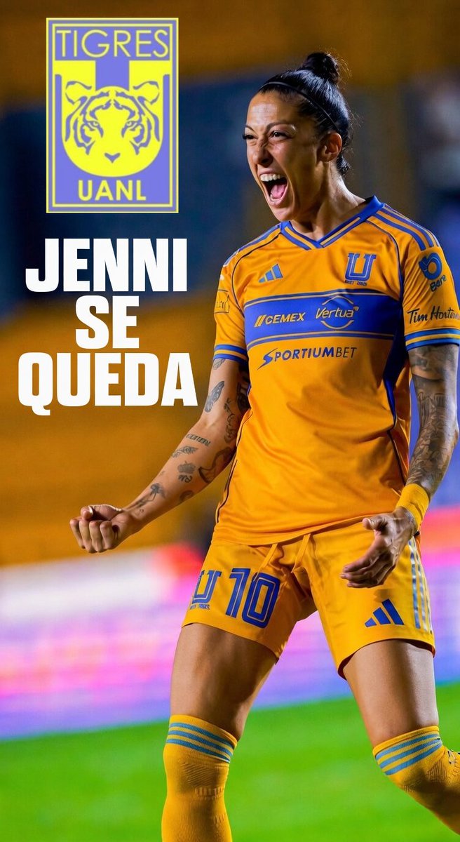 Fafhoo's tweet photo. De buena fuente puedo decirles que Jenni Hermoso 🇪🇸 se queda en Tigres Femenil 🇲🇽, no se va a España, no se va a Estados Unidos,  no se va a ningún lado, se queda en México con las Amazonas. https://t.co/I0DtVurSxd