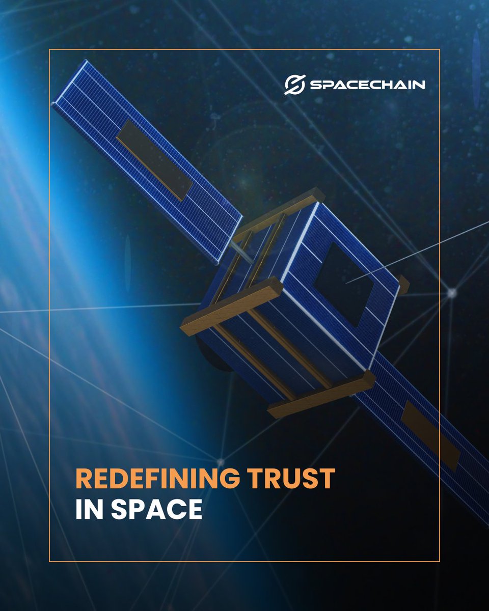 SpaceChain's tweet photo. SpaceChain demonstrates secure communication through satellite-enabled systems, integrating our Key Management System within an orbital platform.

By extending trusted communication beyond terrestrial infrastructure, we are expanding the possibilities of secure system design.

This proof of concept represents a significant step forward in building resilient, space-based cybersecurity solutions.

👉 Discover more at https://t.co/K4iq7bMCDd
#spacechain #securecommunications #spacesecurity #orbitaltechnology #missioninorbit #ksa1