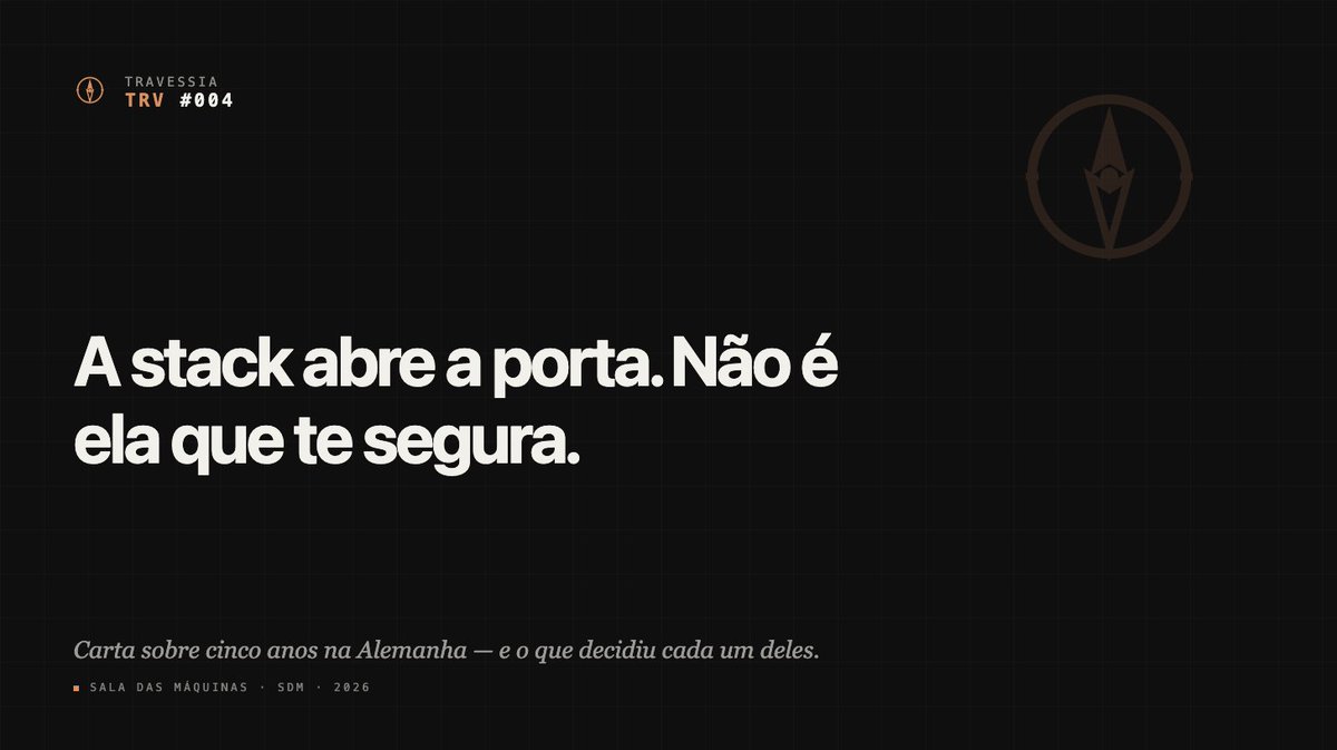cmattos's tweet photo. A stack abre a porta. Não é ela que te segura. https://t.co/9kPut1ytS1 https://t.co/8pIbd0GcJx