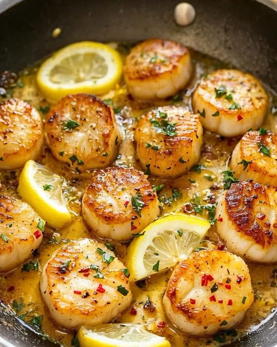 rock716860's tweet photo. Lemon Garlic Butter Scallops
Recipe:https://t.co/GN2CjIs1TA https://t.co/z70084UmcM