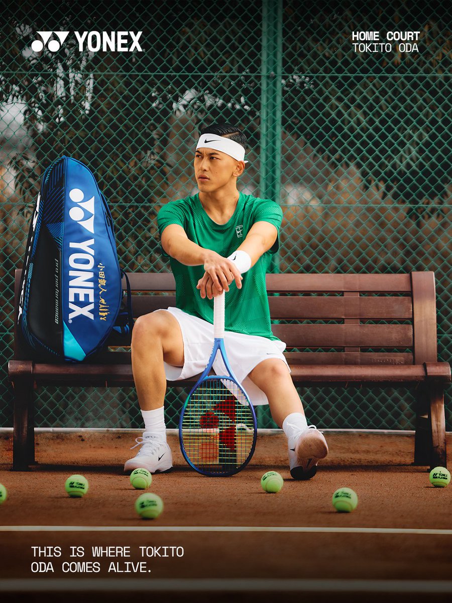 yonex_tennis's tweet photo. Where I can be me.
#TimelessTokito #HomeCourt
#TokitoOda @OdaTokito https://t.co/AxJF4FtYyG