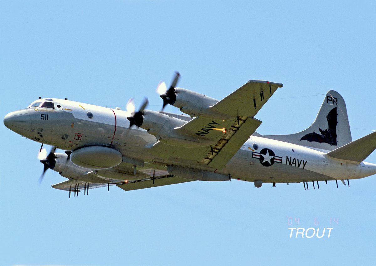 511の日 海上自衛隊 P-3C ＃5011 1995年8月厚木基地 EP-3E PR511 2004