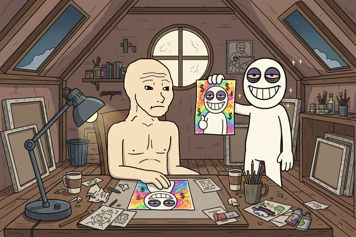 Ox_TR_'s tweet photo. 5DjwuzkjFn7T9a2Re1qVVEksq2qX5GP2cT6vdJkbFGNz
#Wojak continues to rise.
Wojak's brother #Okayguy has a nice dip.
@HookedOnMEME @MemeRetire @aresvlt @0xAMS93 @Sasuke_Naks https://t.co/WTTVnCJh4I