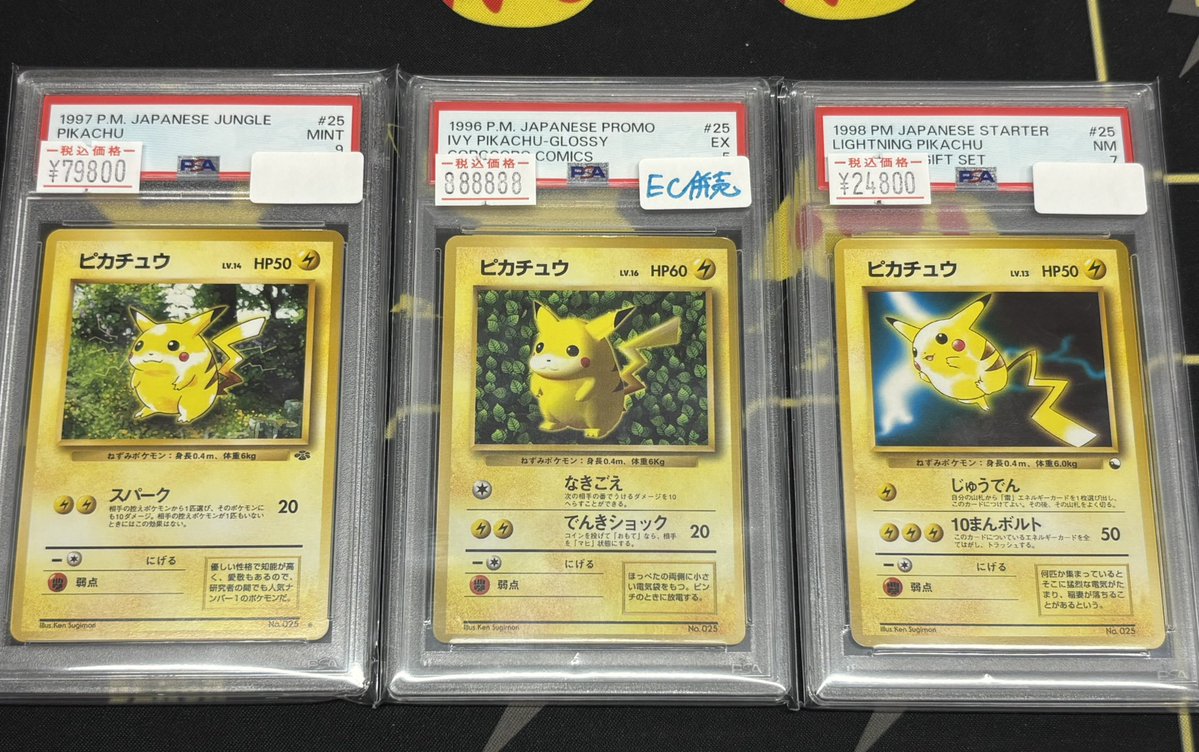 📣ポケカ 入荷情報📣 ✓ピカチュウ コロコロ光沢あり PSA5