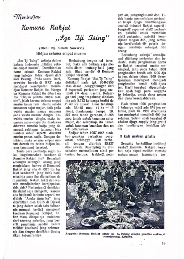 AIswinarto's tweet photo. Jejak Suharti Suwarto : Anggota DPR Hasil Pemilu 1955, Gerwani dan Komite Sentral PKI *ilustrasi artikel Suharti di Majalah Api Kartini No 3 Meninjau Komune Rakjat ‘Sze Tji Tsing’
*Membaca Angka Dengan Nama dan Wajah Manusia
https://t.co/Td9cSFfXQQ cc @logos_id https://t.co/DvTrSf7I6Z
