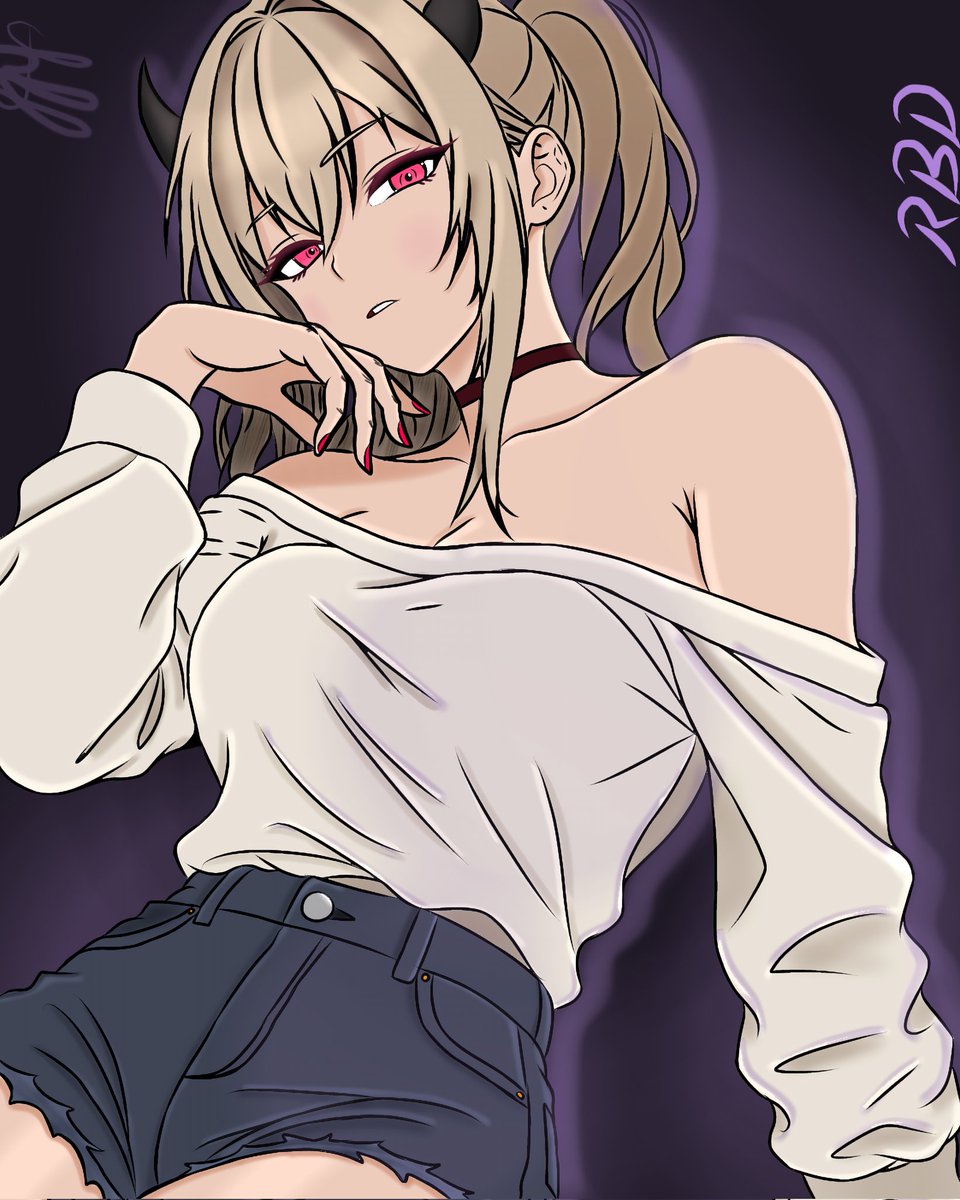 El_Javier_Ok's tweet photo. Cara de ángel, mente de diabla.💕
¿Me miras o te miro yo primero?
(❤️ 🔁 💭)
#DemonGirl #AnimeGirl #DevilEnergy #OffShoulder #BlondeHair #IgModel #Aesthetic #DigitalArt #KawaiiDemon #Seductive https://t.co/yUb0JisMPB
