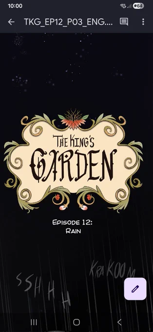 We have a new episode on webtoon: Check it out! #thekingsgarden #webcomic #webtoon