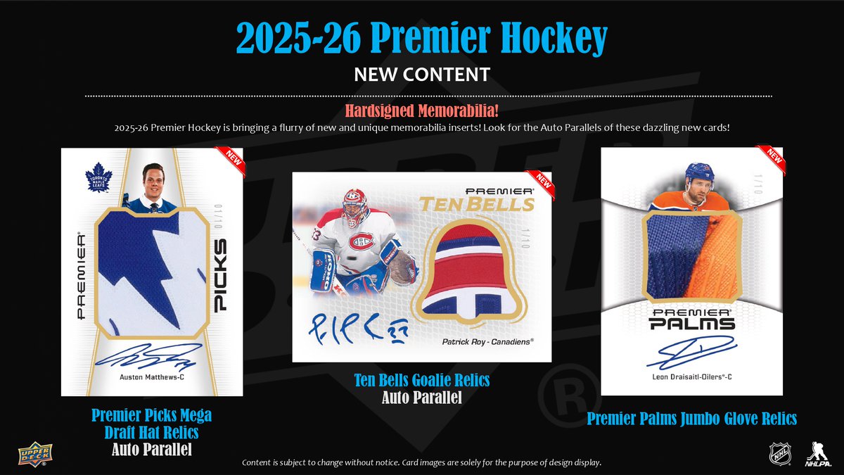 製品情報】 2026年8月中旬 発売予定 🏒NHL 2025-26 UPPER DECK PREMIER