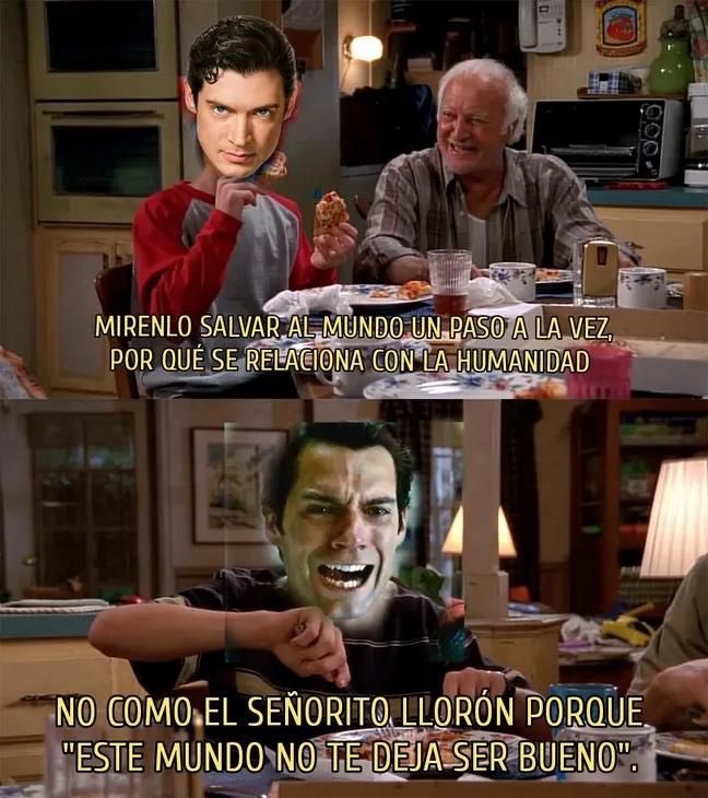 diegox_sanchez's tweet photo. @Envidia21 @Marian_Cuneo @Basilioxsb Literalmente toda la trama de BvS se centra en un Superman deprimido porque “este mundo no te deja ser bueno”. Olvidas cuando Zod le lanza un camión de gasolina y este en vez de detenerlo para no causar más daño, solo pasa encima y ve como explota para dársela de aura jajaja https://t.co/vgvyTM2fTF