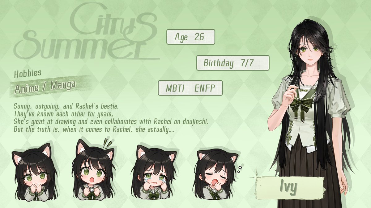 Citrus Summer – Yuri Visual Novel on Steam tweet media