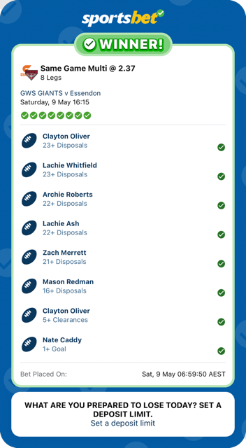 SlipsTipsHQ's tweet photo. 11 winners in 3 days ✅

🏉 NRL
🏀 NBA
🏉 AFL
Big week for the community 💰 https://t.co/kIxZyn30CD