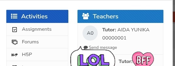 fiercefuscia's tweet photo. ada si aida aida itu di salah satu matkul ku, tp ternyata tutornya cukup aktif, klo ngasih tau jg rinci dan ga ribettt, harus dipertahanin sih tutor begini https://t.co/g5VOcGgRAc