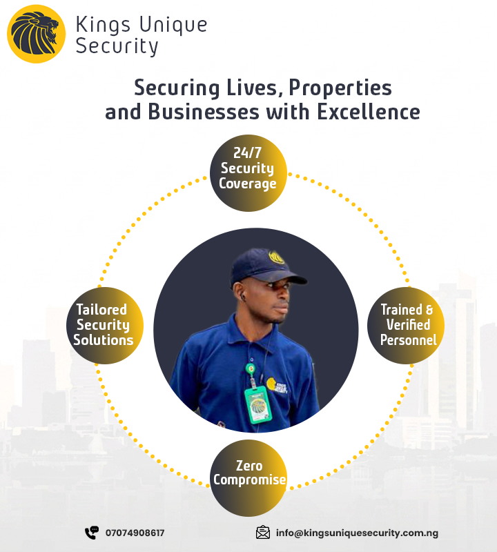 KingsuniqueNG's tweet photo. Protect your people, assets, and reputation with a trusted security partner.
We provides dependable security services for businesses, organizations, events, and VIPs.

#worldclasssecurity #SecurityMatters #ProfessionalSecurity #securityguardservices #SecurityServices https://t.co/xqEELN9d82